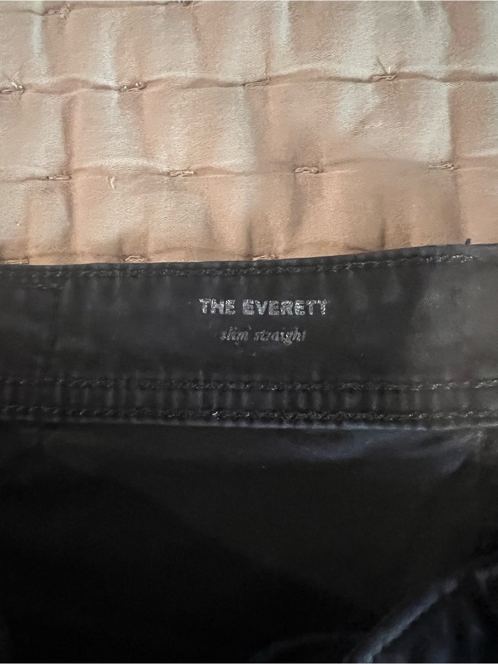 AG Adriano Goldschmied Black Slim Straight Pants